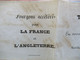 Delcampe - Italien 1856 Schwarzer Stempel K1 Torino 15 Gen 56 Und Roter Stempel Saard Faltbrief Fourgons Acceleres Pour La France - Sardinia