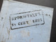 Delcampe - Transit Roter Ra2 Aus Russland - Paris Bahnpost Stempel Stettin / Berlin U. Russischer Kastenstempel Handschriftl. Porto - Brieven En Documenten