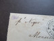 Uruguay Schiffspost 11.3.1874 Per "Niger" Stempel Montevideo Und Correo Montevideo Auslandsbrief Nach Paris - Uruguay