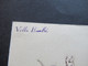 Frankreich 1887 Brief Mit Dekorativem Briefkopf Mit Hund / Toll Gestaltet Handschriftl. Villa Hanké - Historical Documents