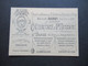 Frankreich Um 1880 Visitenkarte C. Chaudré & P. Husson Maison Ducrot Paris Rue De La Grange Bateliere Depot De Glaces - Advertising