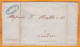 1848 - Enveloppe Et Lettre Pliées De LE HAVRE Vers LONDRES London, Angleterre - Etat De Chargement - 1801-1848: Précurseurs XIX