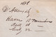 1848 - Enveloppe Et Lettre Pliées De LE HAVRE Vers LONDRES London, Angleterre - Etat De Chargement - 1801-1848: Précurseurs XIX