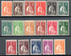 750.PORTUGAL.1930-1931 CERES #496A-496R MNH(-25 C.GRAY # 496F)4 SCANS,FREE SHIPPING BY REGISTERED MAIL. - Neufs