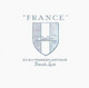 VOUS AUSSI ECRIVEZ SUR DU PAPIER BLANC AU LOGO DU Paquebot  "FRANCE " French Line Feuille Av. Filigrane Guerimand Voiron - Reclame