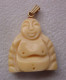 Budda Materiale Pregiato Bigiotteria Pendente Ciondolo  H. 2,5 Cm.     VINTAGE - Pendentifs