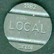 Brazil - Vintage Telephone Token LOCAL Calls 1982 - Telebrás Companhia Telefonica - Noodgeld