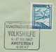 ÖSTERREICH SONDERSTEMPEL 1947 „KUNSTAUSSTELLUNG VOLKSHILFE 9.-17.VIII.1947 AMSTETTEN 1 – 9.VIII.47“ + „WIM MESSEPALAST 1 - Cartas & Documentos