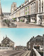 ABBEVILLE  RUE SAINT VULFAN + AVENUE DE LA GARE AUTO PEUGEOT 203 - Abbeville