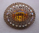 Strass    Spilla VINTAGE Bigiotteria L 3,5 Cm - Broches