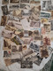 Delcampe - Interessant Lot De 120 Cartes Postales Anciennes - 100 - 499 Cartes