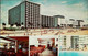 ►  The PLAZA Of DAYTONA BEACH  - TV Room Swimming Pool - Florida 1950s - Daytona