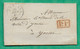 CAD TYPE 15 PAVILLY SEINE INFERIEURE FABRICATION PARTICULIERE PP ROUGE POUR YVETOT 1845 LETTRE COVER FRANCE - 1801-1848: Precursores XIX