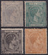 1877-129 CUBA ESPAÑA SPAIN ANTILLAS 1877 ALFONSO XII 12 1/2c - 1 Pta (NO 10c). - Préphilatélie