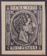 1878-193 CUBA ESPAÑA SPAIN ANTILLAS 1878 ALFONSO XII 10c PHILATELIC FORGERY NOT ISSUE IMPERFORATED. - Préphilatélie