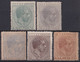 1880-180 CUBA ESPAÑA SPAIN ANTILLAS 1880 ALFONSO XII 5c - 1 Pta UNUSED (NO 10c). - Prephilately