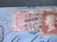 Delcampe - 30.12.1874 London Paddington Registered Letter Nummernstempel P 16 Nach Rouen France Nr.16 Waag. 3er Streifen!! - Lettres & Documents
