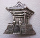 Pagoda Spilla Bigiotteria Vintage Metal H 3 Cm - Broches