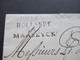 Belgien Französische Besatzung 14.10.1808 L3 Hollande Par Maaseyck Geschrieben In Amsterdam Nach Hodimont / Verviers - 1794-1814 (Periodo Frances)