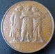 France - Médaille De Chant En Bronze - Concours De Dictée Du IIIe Arrondissement De Paris - 1er Prix - Attribuée En 1887 - Professionnels / De Société