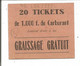 79.254/  PARTHENAY - Tickets ESSO SERVICE GAUD - Parthenay