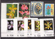 Lot De Timbres Thème Fleurs Orchidées -  S Tomé E Principe - Cuba - Indonésie Etc. - Orchidées