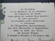 1925 Einladungskarte De L'Exposition Internationale Des Arts Decoratifs Et Industriels Dans La Salle Des Fetes Du Palais - Historical Documents