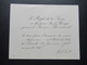 1928 Einladungskarte Le Prefet De La Seine Et Madame Paul Bouju De Venir Dejeuner Hotel De Ville An Baron Brincard - Historical Documents
