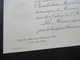 Delcampe - Paris 1920er Jahre Einladungskarte Besuch Von Sir Austen Chamberlain Hotel De Ville Prägung Municipalite De Paris - Historical Documents