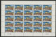 DJIBOUTI N° 531 à 533 COTE 150 € Série De 3 FEUILLES COMPLETES De 25 Ex. MNH ** TRAINS AMTRAK RC4 ROCKET TGV. TB/VG - Dschibuti (1977-...)