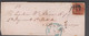1864. DANMARK. 4 S On Small Cover From ODENSE 4 ? + Cancelled 51 To Captain Klüver 5th Regiments 2den Bata... - JF518195 - Briefe U. Dokumente