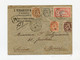 !!! LETTRE RECOMMANDEE DE CONSTANTINOPLE DE 1903 POUR LA SUISSE, AFFRANCH TYPES BLANC ET MERSON - Covers & Documents