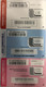 USA : 3 GSM Chip Cards :   AT&T + VERIZON + T_MOBILE  Blue Circles   MINT (2 Cards With Other Chip As Previous) - Chipkaarten