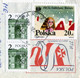 Poland Warszawa 1989, The Match Girl & Coat Of Arms Stamps Aerogram Cover Used To Florida USA | Mi 3163, 3128 - Posta Aerea