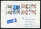 Poland Warszawa 1989 Air Mail Cover Used To Florida USA | Steam Locomotive & Railways - Flugzeuge