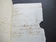 Delcampe - Saumur - Beaufort  Faltbrief Mit Inhalt / Lettre Aus Dem Jahre 1696 Mit Rotem Siegel - ....-1700: Vorläufer