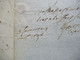 Delcampe - Saumur - Beaufort  Faltbrief Mit Inhalt / Lettre Aus Dem Jahre 1696 Mit Rotem Siegel - ....-1700: Precursors