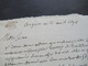 Angers - Beaufort  Faltbrief Mit Inhalt / Lettre Aus Dem Jahre 1696 Mit Rotem Siegel Händler / Kaufmann / Marchand - ....-1700: Précurseurs