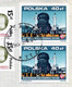 Poland Warszawa 1989, Steam Locomotive & Railways Stamp Air Mail Cover Used To USA | Mi 3170, 3177, 3183 | Industry - Aviones