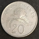 SINGAPOUR - SINGAPORE - 20 CENTS 1997 - KM 101 - ( Blason Bas ) - Singapour