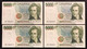 5000 LIRE Vincenzo Bellini Serie A 1985 Fds 4 Es. Consecutivi Da Mazzetta LOTTO 3841 - 5000 Lire