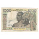 Billet, West African States, 1000 Francs, Undated (1959-65), KM:603Hn, TB - Estados De Africa Occidental