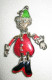 Clown Ciondolo Smaltato H 5 Cm. Metal   Bigiotteria Vintage - Pendentifs