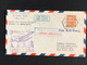 1937 FIRST FLIGHT COVER - MACAO TO HONOLULU- W/RATE 2 PATACA, SINGLE RATE, LARGE ARRIVAL CANCEL ON BACK. - Storia Postale