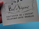 PAUL Et VIRGINIE > Couturier De L'enfant / 110 Avenue Louise à BRUXELLES> ( Zie Scans ) Carte +/- 13,5 X 9,5 Cm.! - Visitekaartjes