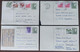 Yugoslavia 4 Travelled Postal Cards - Lettres & Documents