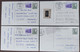 Yugoslavia 4 Travelled Postal Cards - Covers & Documents