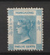 Hong Kong 1863 - 12 Cent. Blu Chiaro -nuovo Yvert N° 12 - Neufs