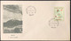 1956 GEOGRAPHIC CHART OF MACAU FDC X 4 COVERS ALL DIFFERENT - CAT. 85 EUROSOR COMPLETE SET. - Storia Postale