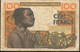 W.A.S. IVORY COAST P101Ad 100 FRANCS 2.12.1964 #U.206  Signature 3 F-VF NO P.h. - Westafrikanischer Staaten